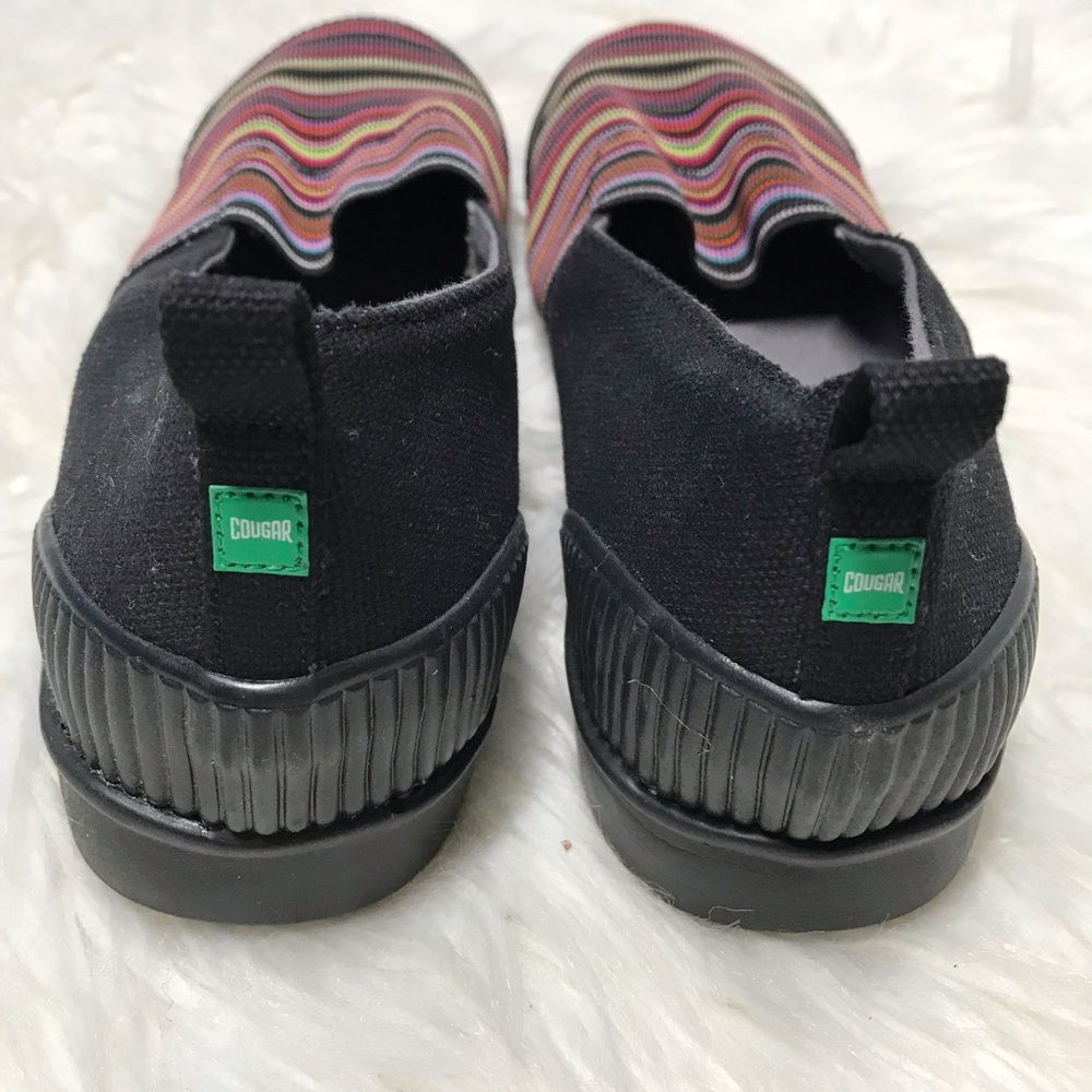 Cougar Canvas Memory Molded Multi Color Slip On - image 2